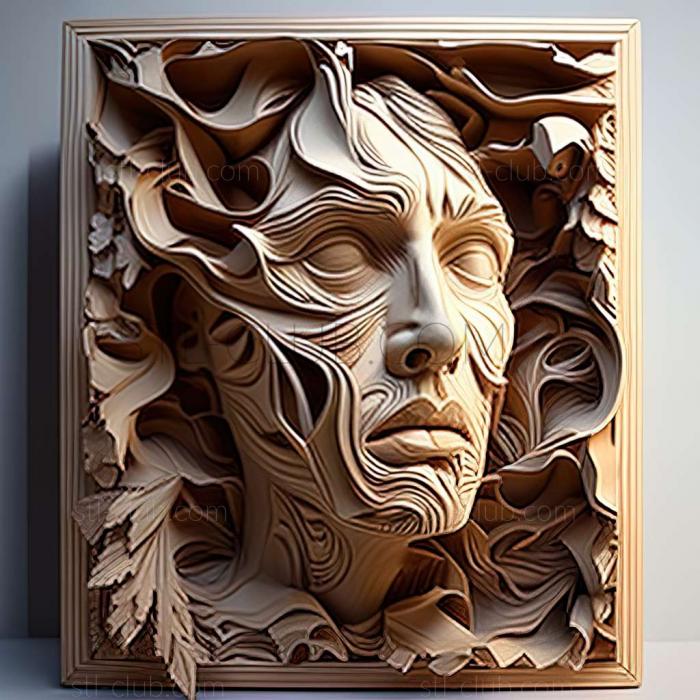 3D модель Дэниел Брайан Холман, американский художник (STL)